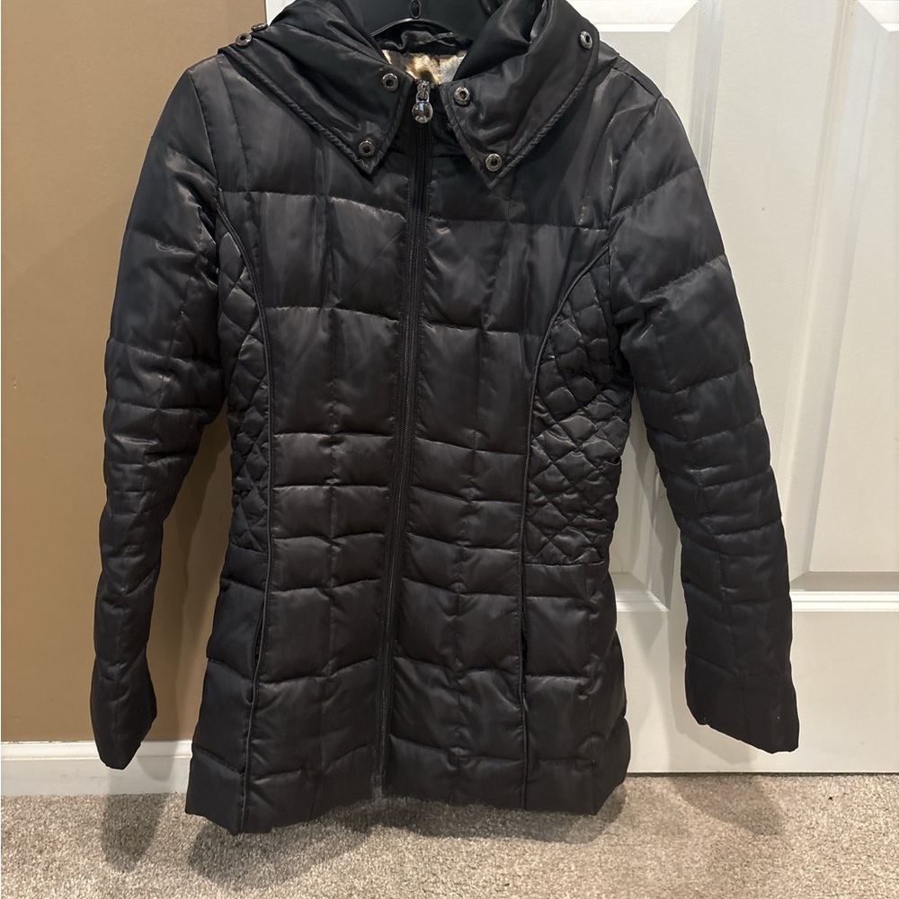 Laundry By Shelli Segal Black Puffer Jacket